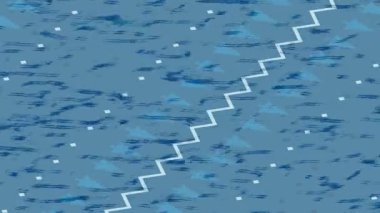 Dijital doku yüzey tasarım biçimi ile modern video animasyonu için gelişmiş hareket grafikleri