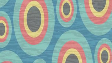 Soyut hareket desenli fütüristik video üretimi için dinamik dijital arkaplan