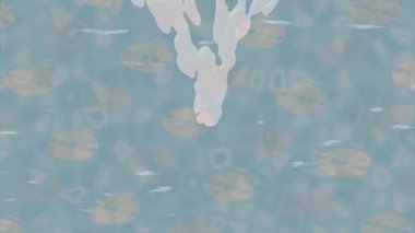 Profesyonel video projeleri sanat tarzı için organik hareketli arkaplan tasarımı