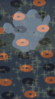 Benzersiz hareket dokusu tasarım sanatı ile profesyonel video düzenleme için modern soyut grafikler