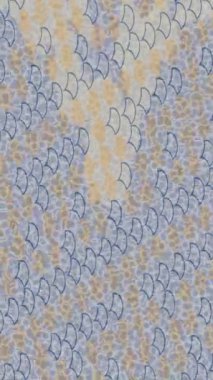 Benzersiz dijital animasyon tarzı grafikleri olan yaratıcı ortam tasarımı için yenilikçi hareket dokusu