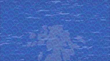 Soyut hareket desenli fütüristik video üretimi için dinamik dijital arkaplan