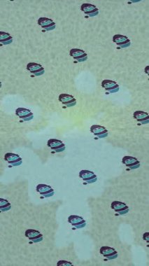 Organik desenli yüzey giriş stili video film sanatı ile soyut arkaplan tasarımı