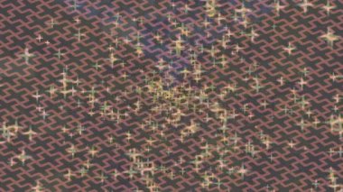 Benzersiz dijital animasyon tarzı grafikleri olan yaratıcı ortam tasarımı için yenilikçi hareket dokusu