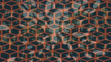 Lüks hareket projeleri için soyut tasarım stili animasyonu olan üst düzey dijital doku