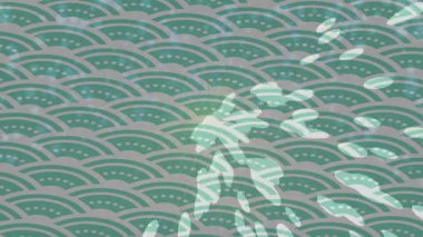 Organik desenli yüzey giriş stili video film sanatı ile soyut arkaplan tasarımı