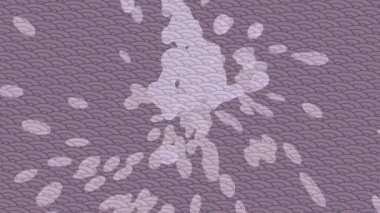 Lüks hareket projeleri için soyut tasarım stili animasyonu olan üst düzey dijital doku