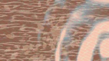 Organik desenli yüzey giriş stili video film sanatı ile soyut arkaplan tasarımı