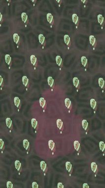 Benzersiz hareket dokusu tasarım sanatı ile profesyonel video düzenleme için modern soyut grafikler