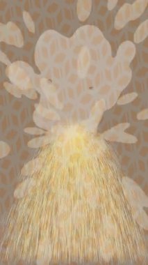 Organik desenli yüzey giriş stili video film sanatı ile soyut arkaplan tasarımı