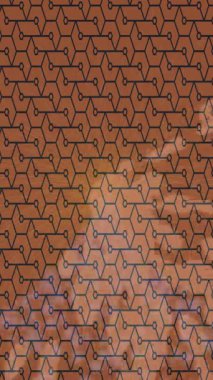 Benzersiz video giriş tasarımı projeleri için detaylı yüzey kalıbı film animasyon stili grafik girişi