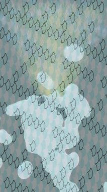 Lüks hareket projeleri için soyut tasarım stili animasyonu olan üst düzey dijital doku