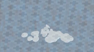 Profesyonel video projeleri sanat tarzı için organik hareketli arkaplan tasarımı