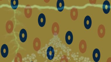 Estetik doku arkaplan tasarımı renkli hareket grafikleri ile moda film giriş profosyoneli