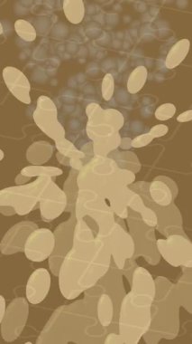 Benzersiz video giriş tasarımı projeleri için detaylı yüzey kalıbı film animasyon stili grafik girişi