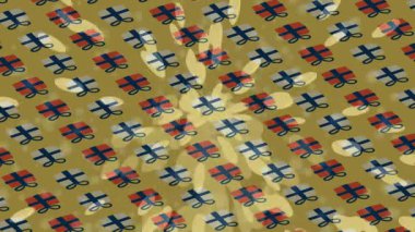 Benzersiz dijital animasyon tarzı grafikleri olan yaratıcı ortam tasarımı için yenilikçi hareket dokusu