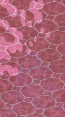 Lüks hareket projeleri için soyut tasarım stili animasyonu olan üst düzey dijital doku