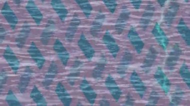 Benzersiz video giriş tasarımı projeleri için detaylı yüzey kalıbı film animasyon stili grafik girişi