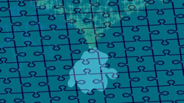 Benzersiz dijital animasyon tarzı grafikleri olan yaratıcı ortam tasarımı için yenilikçi hareket dokusu