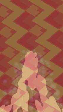 Dijital doku yüzey tasarım biçimi ile modern video animasyonu için gelişmiş hareket grafikleri