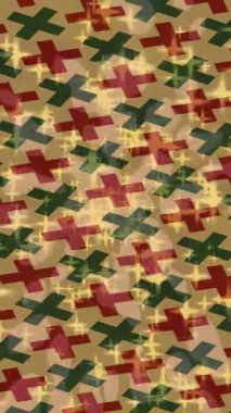 Benzersiz video giriş tasarımı projeleri için detaylı yüzey kalıbı film animasyon stili grafik girişi