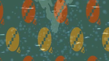 Benzersiz hareket grafikleri tasarım sanatına sahip yaratıcı film üretimi için özet bir arkaplan