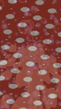 Soyut hareket desenli fütüristik video üretimi için dinamik dijital arkaplan