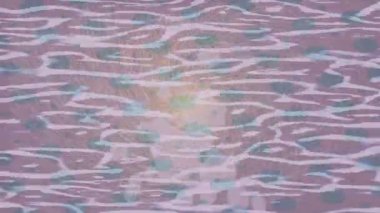 Benzersiz dijital animasyon tarzı grafikleri olan yaratıcı ortam tasarımı için yenilikçi hareket dokusu