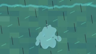 Dijital doku yüzey tasarım biçimi ile modern video animasyonu için gelişmiş hareket grafikleri