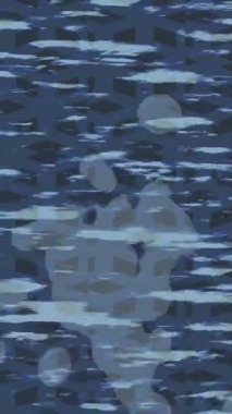 Benzersiz dijital animasyon tarzı grafikleri olan yaratıcı ortam tasarımı için yenilikçi hareket dokusu