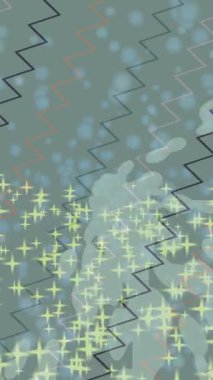 Benzersiz dijital animasyon tarzı grafikleri olan yaratıcı ortam tasarımı için yenilikçi hareket dokusu