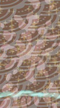 Lüks hareket projeleri için soyut tasarım stili animasyonu olan üst düzey dijital doku