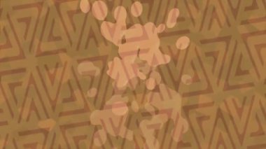 Dijital doku yüzey tasarım biçimi ile modern video animasyonu için gelişmiş hareket grafikleri