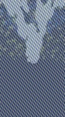 Soyut hareket desenli fütüristik video üretimi için dinamik dijital arkaplan