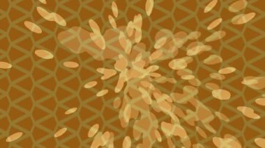 Benzersiz dijital animasyon tarzı grafikleri olan yaratıcı ortam tasarımı için yenilikçi hareket dokusu