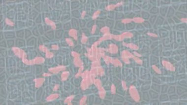 Benzersiz video giriş tasarımı projeleri için detaylı yüzey kalıbı film animasyon stili grafik girişi