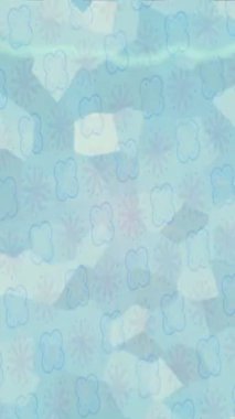 Benzersiz dijital animasyon tarzı grafikleri olan yaratıcı ortam tasarımı için yenilikçi hareket dokusu