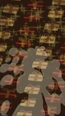 Dijital doku yüzey tasarım biçimi ile modern video animasyonu için gelişmiş hareket grafikleri