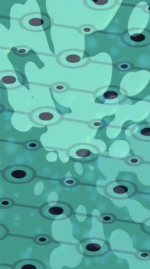 Soyut hareket desenli fütüristik video üretimi için dinamik dijital arkaplan