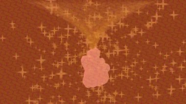 Soyut hareket desenli fütüristik video üretimi için dinamik dijital arkaplan