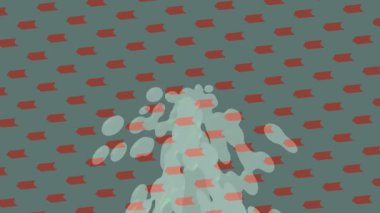 Lüks hareket projeleri için soyut tasarım stili animasyonu olan üst düzey dijital doku