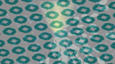 Soyut hareket desenli fütüristik video üretimi için dinamik dijital arkaplan