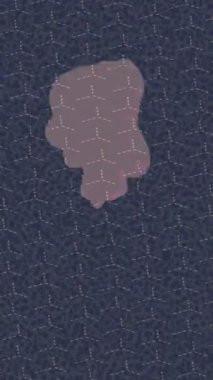 Profesyonel video projeleri sanat tarzı için organik hareketli arkaplan tasarımı