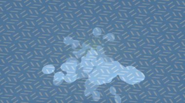 Organik desenli yüzey giriş stili video film sanatı ile soyut arkaplan tasarımı