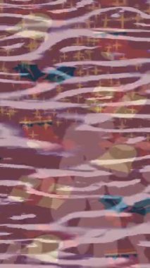 Estetik doku arkaplan tasarımı renkli hareket grafikleri ile moda film giriş profosyoneli