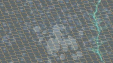 Soyut hareket desenli fütüristik video üretimi için dinamik dijital arkaplan