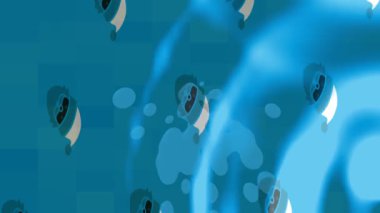 Yaratıcı video düzenleme film arkaplan tasarımı için minimalist organik hareket grafikleri