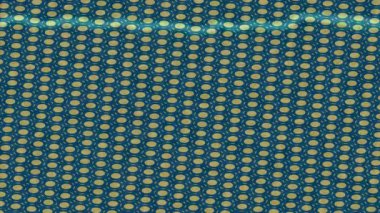 Benzersiz dijital animasyon tarzı grafikleri olan yaratıcı ortam tasarımı için yenilikçi hareket dokusu