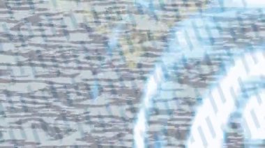 Organik desenli yüzey giriş stili video film sanatı ile soyut arkaplan tasarımı