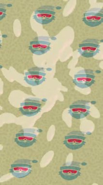 Yaratıcı video düzenleme film arkaplan tasarımı için minimalist organik hareket grafikleri